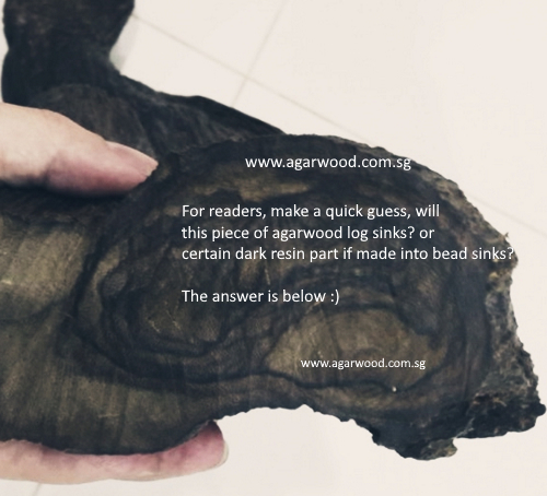 agarwood log for beads making